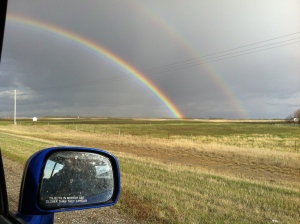 Double Rainbow! Taken from the side of Hwy 1 